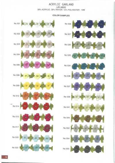 UR-9800 Polyester-Girlande
