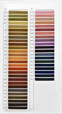 WST-SAMPLE Gunze Wooly Nylon Musterkarte Gunze Sub-Foto
