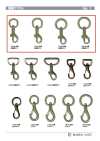 TRIGGER-SNAP-HOOK-1 Mini-Karabinerhaken mit rundem Kopf