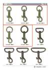 TRIGGER-SNAP-HOOK-6 Kleiner Rundkopf-Karabinerhaken