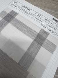 SB57533 50/1 Schreibmaschinentuch Karo[Textilgewebe] SHIBAYA Sub-Foto