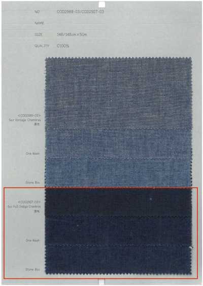 COD2927-03 5 oz Vollindigo-Chambray