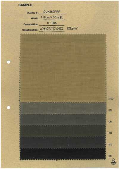 DUK163PRF Unregelmäßiger Oxford mit Paraffin-Finish