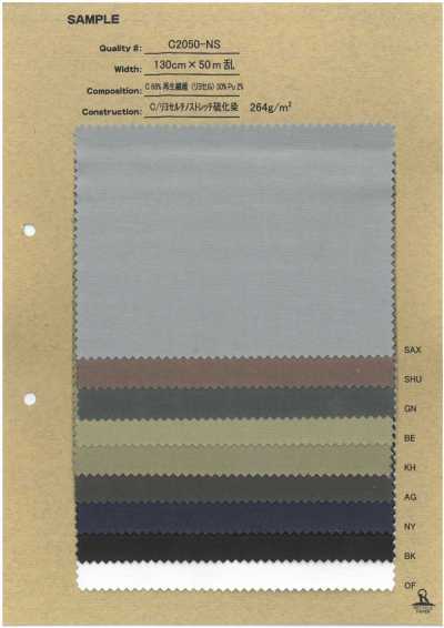 C2050-NS Baumwolle/Lyocell Chino-Stretch schwefelgefärbt