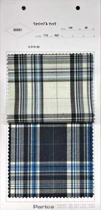 50561 Waschbares Karomuster[Textilgewebe] Parika Sub-Foto