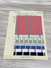 BC3590 Bio-Baumwoll-Satinstreifen[Textilgewebe] COSMO TEXTILE Sub-Foto