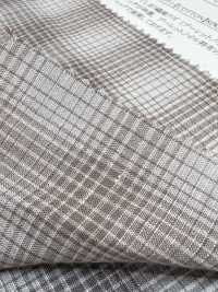 35514 Baumwolle/Seide Boulette Noil Lawn Ombre Check[Textilgewebe] SUNWELL Sub-Foto