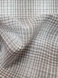 35514 Baumwolle/Seide Boulette Noil Lawn Ombre Check[Textilgewebe] SUNWELL Sub-Foto