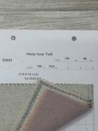 83824 Hanffarbener Twill[Textilgewebe] Parika Sub-Foto