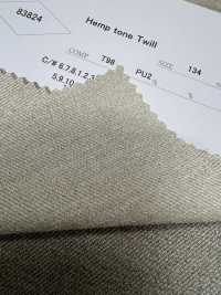 83824 Hanffarbener Twill[Textilgewebe] Parika Sub-Foto