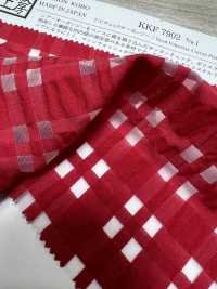 KKF7902 T/C Check Organza[Textilgewebe] Uni Textile(Komon Studio) Sub-Foto