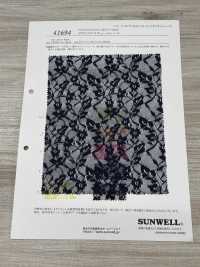 41694 Polyester-Tüllspitze[Textilgewebe] SUNWELL Sub-Foto