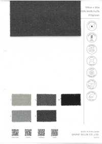 16418 Monotoner Tweed // Gebürstetes Futter Monotoner Tweed T/R[Textilgewebe] SASAKISELLM Sub-Foto