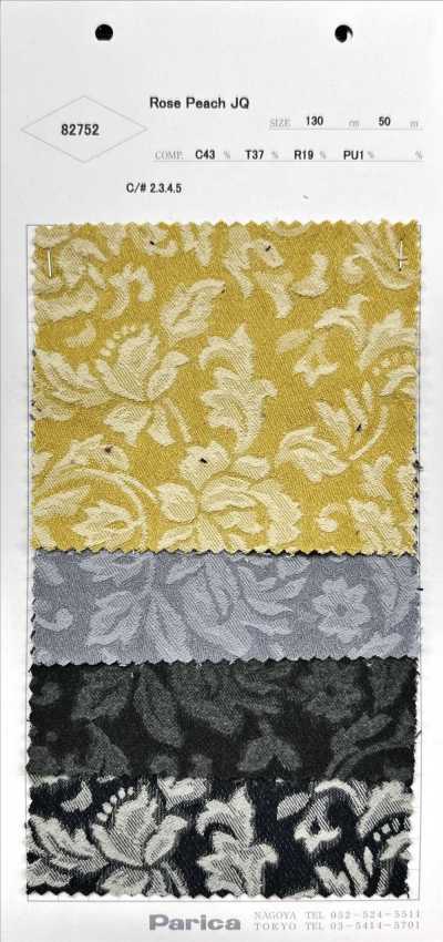 82752 Rosé-Pfirsich-Jacquard