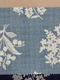 850530 Loomstate Blue Garden Maiglöckchen[Textilgewebe] VANCET Sub-Foto