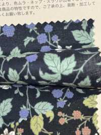 850531 SEVENBERRY® Lawn Ungebleichte Baumwolle Melancholy Flower Brombeere[Textilgewebe] VANCET Sub-Foto