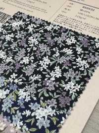 850532 Batist, Ungebleichte Baumwolle, Melancholieblume, Daphne/Daphne[Textilgewebe] VANCET Sub-Foto