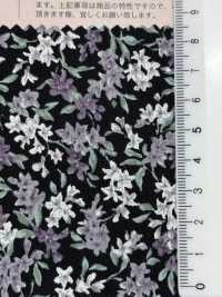 850532 Batist, Ungebleichte Baumwolle, Melancholieblume, Daphne/Daphne[Textilgewebe] VANCET Sub-Foto