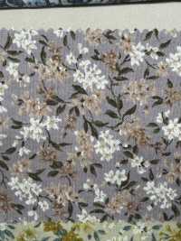 850532 Batist, Ungebleichte Baumwolle, Melancholieblume, Daphne/Daphne[Textilgewebe] VANCET Sub-Foto