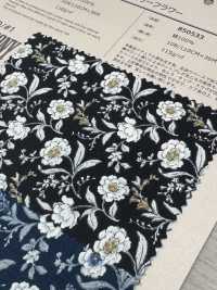 850533 SEVENBERRY® Lawn Ungebleichte Baumwolle Melancholy Flower Peony[Textilgewebe] VANCET Sub-Foto