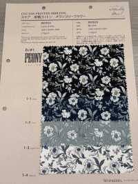 850533 SEVENBERRY® Lawn Ungebleichte Baumwolle Melancholy Flower Peony[Textilgewebe] VANCET Sub-Foto