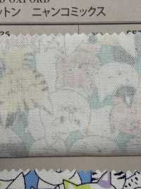 850536 SEVENBERRY® Oxford Ungebleichte Baumwolle Nyan Comics[Textilgewebe] VANCET Sub-Foto