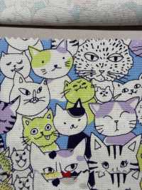 850536 SEVENBERRY® Oxford Ungebleichte Baumwolle Nyan Comics[Textilgewebe] VANCET Sub-Foto
