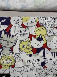 850536 SEVENBERRY® Oxford Ungebleichte Baumwolle Nyan Comics[Textilgewebe] VANCET Sub-Foto