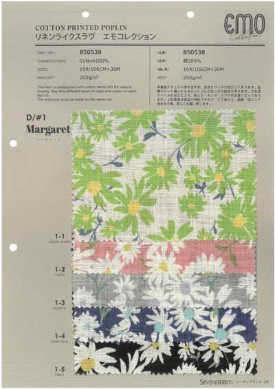 850538 SEVENBERRY® Leinenähnliche Flammgarn-Emo-Kollektion Margaret
