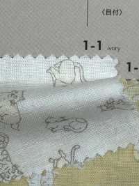 850540 SEVENBERRY® W Gaze Soft Touch Gaze Animal[Textilgewebe] VANCET Sub-Foto