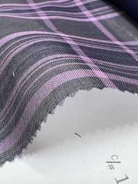 KYC326-D1 T/C Garngefärbtes Organza-Karo[Textilgewebe] Uni Textile(Komon Studio) Sub-Foto