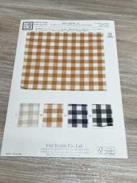 KYC326-W-D1 T/C Garngefärbtes Organza-Karomuster, Breite Breite[Textilgewebe] Uni Textile(Komon Studio) Sub-Foto