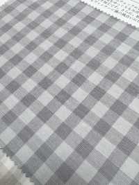 KYC636-W-D1 Garngefärbter 60er Schreibmaschinenstoff Omi Gebleicht Breit Breit[Textilgewebe] Uni Textile(Komon Studio) Sub-Foto