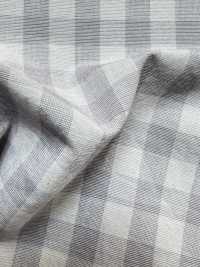 KYC636-W-D1 Garngefärbter 60er Schreibmaschinenstoff Omi Gebleicht Breit Breit[Textilgewebe] Uni Textile(Komon Studio) Sub-Foto