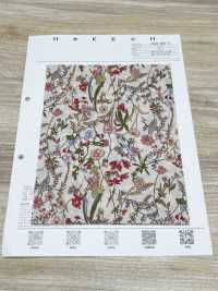 7026-600-3 60 Rasenfaden-Blumenmuster[Textilgewebe] HOKKOH Sub-Foto