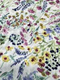 4026-660-2 60 Rasen-Aquarellblumen[Textilgewebe] HOKKOH Sub-Foto