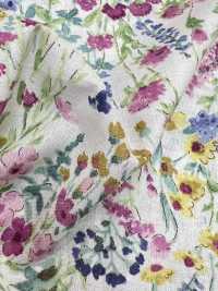 4026-660-2 60 Rasen-Aquarellblumen[Textilgewebe] HOKKOH Sub-Foto
