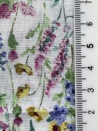 4026-660-2 60 Rasen-Aquarellblumen[Textilgewebe] HOKKOH Sub-Foto