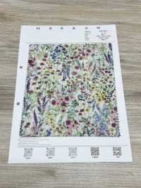 4026-660-2 60 Rasen-Aquarellblumen[Textilgewebe] HOKKOH Sub-Foto