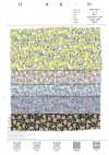 4026-660-3 60er Lawn mit geometrischem Blumenmuster