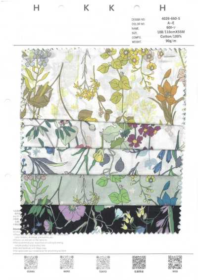 4026-660-5 60er Batist mit Fadenblumen