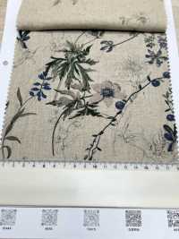 7026-700-1 CL Loomstate Botanisches Blumenmuster[Textilgewebe] HOKKOH Sub-Foto