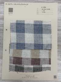 A-7059 Europäisches Leinen Naturkaro[Textilgewebe] ARINOBE Sub-Foto