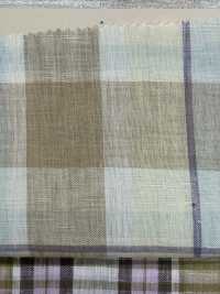 A-5108 100 % Leinen, Madras-Karo[Textilgewebe] ARINOBE Sub-Foto