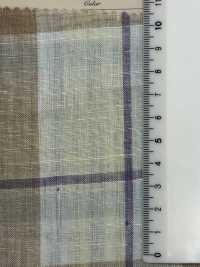 A-5108 100 % Leinen, Madras-Karo[Textilgewebe] ARINOBE Sub-Foto