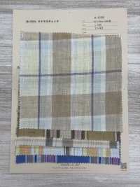 A-5108 100 % Leinen, Madras-Karo[Textilgewebe] ARINOBE Sub-Foto