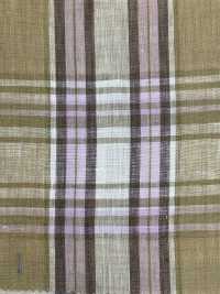 A-5108 100 % Leinen, Madras-Karo[Textilgewebe] ARINOBE Sub-Foto