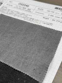 OS2240 HANF/C Gabardine Persimmon Tannin, Holzkohlefärbung[Textilgewebe] SHIBAYA Sub-Foto