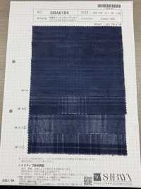 SBA8164 Garngefärbter Indigo-Cord[Textilgewebe] SHIBAYA Sub-Foto