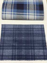 SBA8164 Garngefärbter Indigo-Cord[Textilgewebe] SHIBAYA Sub-Foto